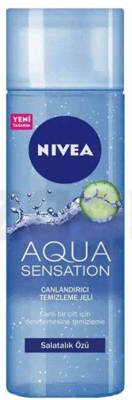 ژل شستشوی صورت نیوآ مدل Aqua Sensation مناسب پوست معمولی 200 میل