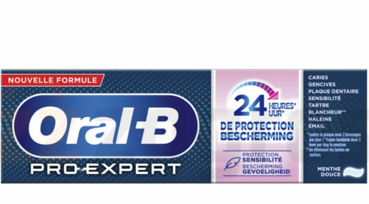 خمیر دندان اورال بی مدل Pro-Expert حاوی عصاره نعناع مناسب دندان های حساس 75 میل