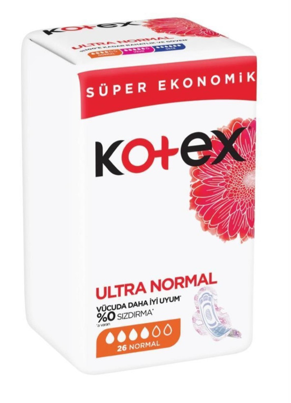 نوار بهداشتی کوتکس مدل Ultra Normal سایز نرمال بسته 24 عددی